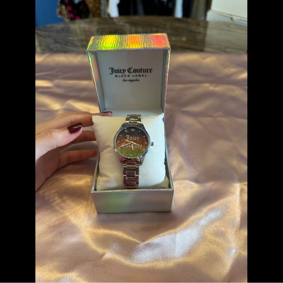 Juicy Couture Rainbow Glittery‎ Watch - Picture 1 of 7